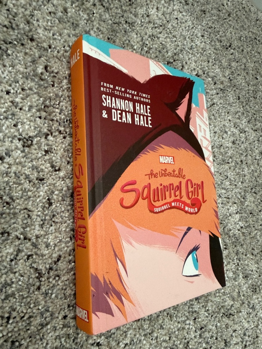Marvel The Unbeatable Squirrel Girl hardcover - Orange & Teal Artwork